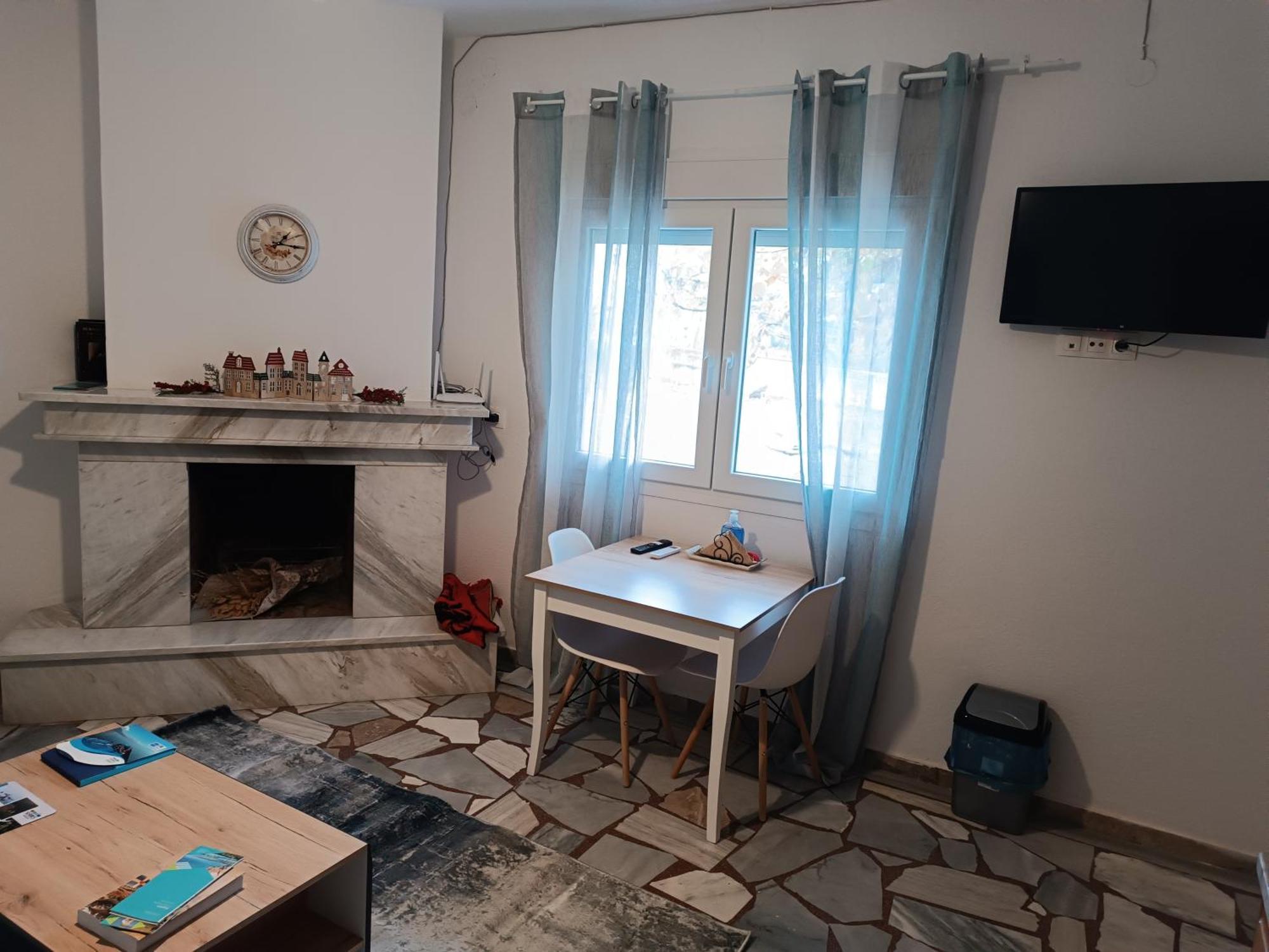 Studio Με Όλες Τις Ανέσεις Vétrina Buitenkant foto