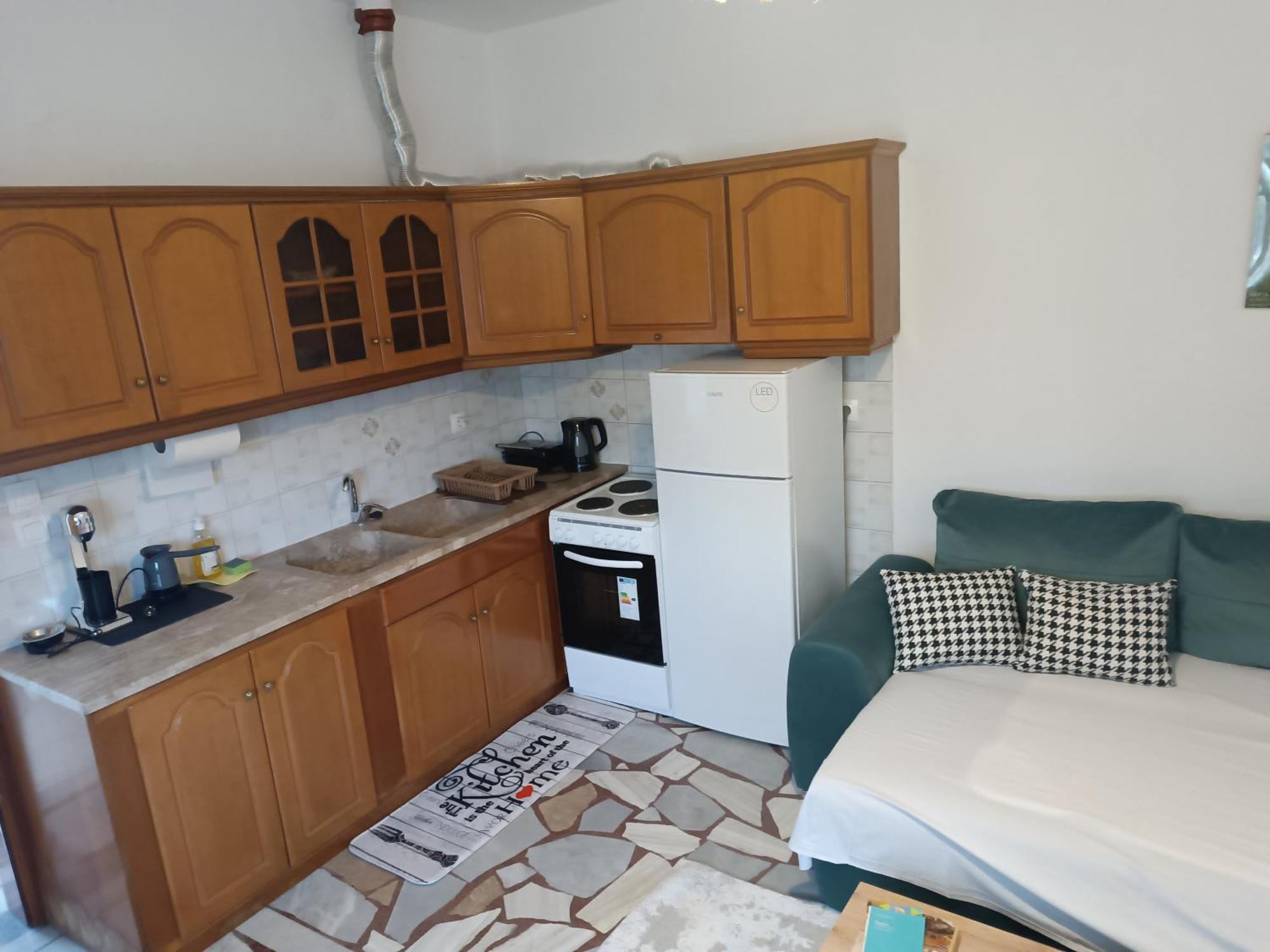 Studio Με Όλες Τις Ανέσεις Vétrina Buitenkant foto
