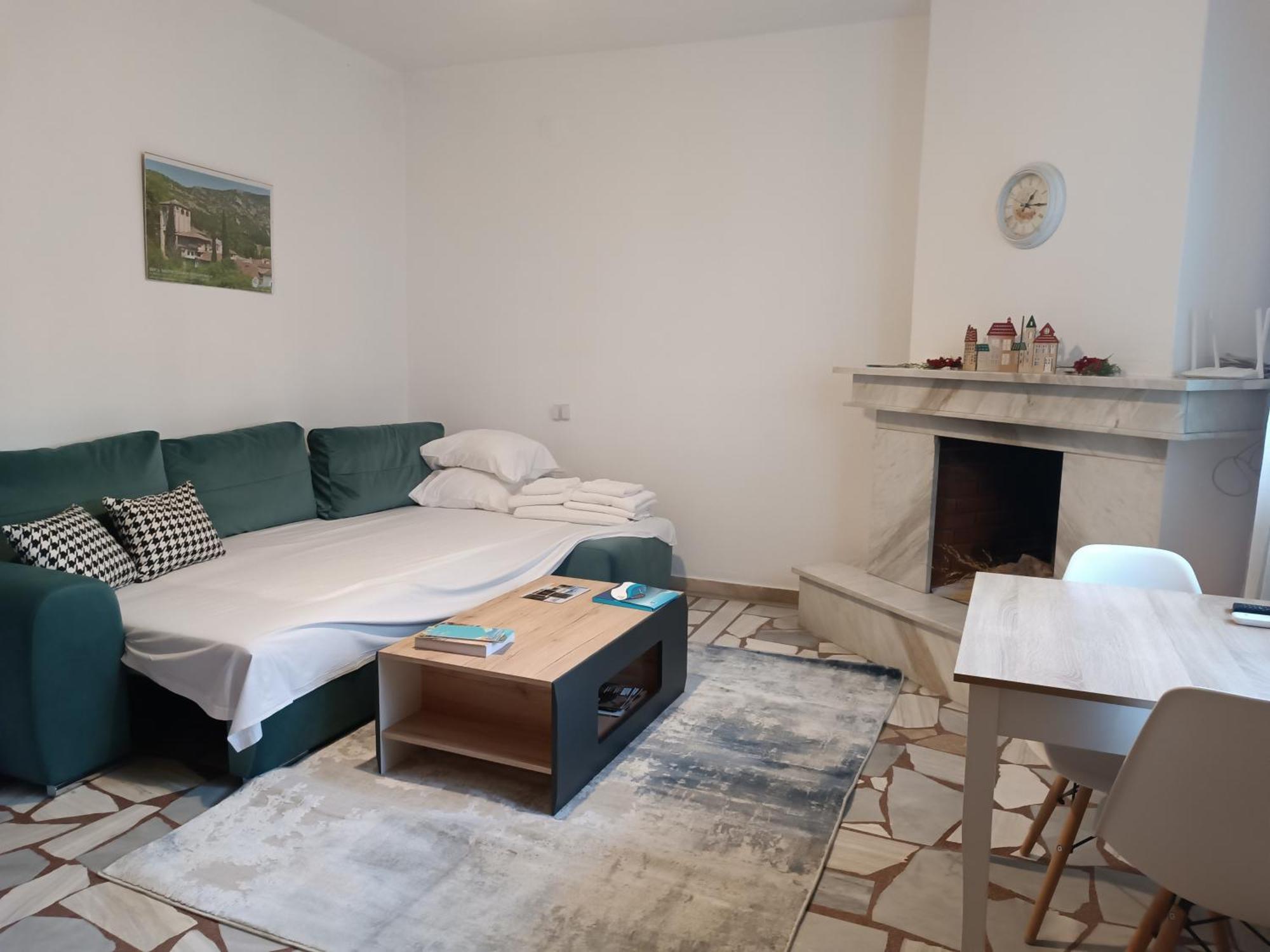 Studio Με Όλες Τις Ανέσεις Vétrina Buitenkant foto